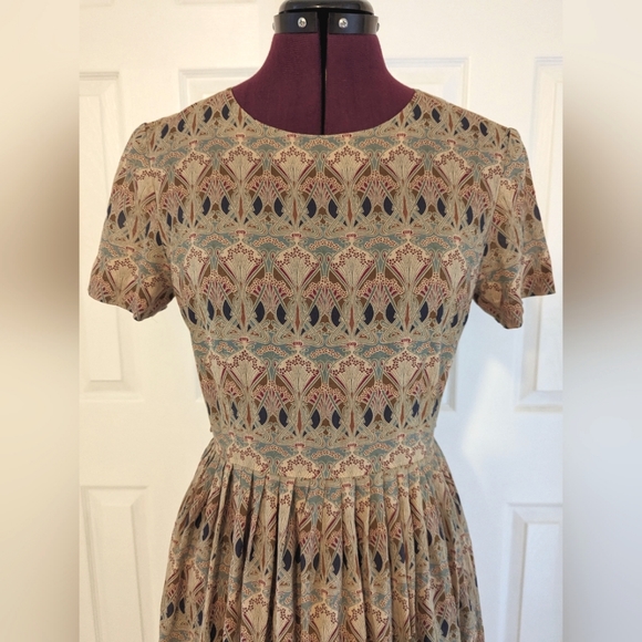 Vintage Liberty Print Dress (Lanthe), Voir by Sanyo, EUC - Picture 4 of 12